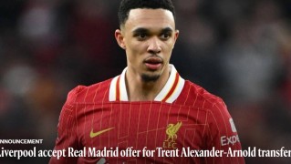 利物浦官方：接受皇马对阿诺德的转会报价，感谢球员多年贡献